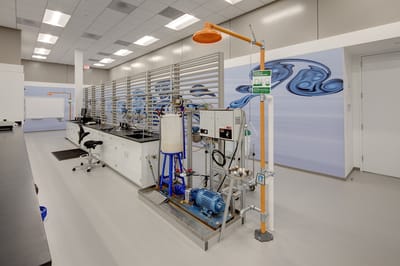 Research laboratories at Flotek Industries.