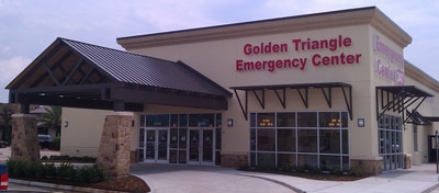 Exterior view of Golden Triangle Emergency Center in Port Arthur.