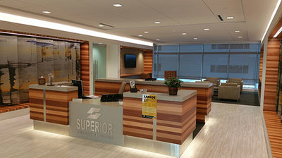 Reception area at Superior Energy Consolidated.
